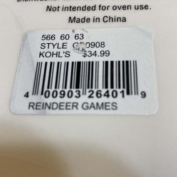 St. Nicholas Square Reindeer Games cookie jar, NWT, Kohl’s line - Picture 6 of 10